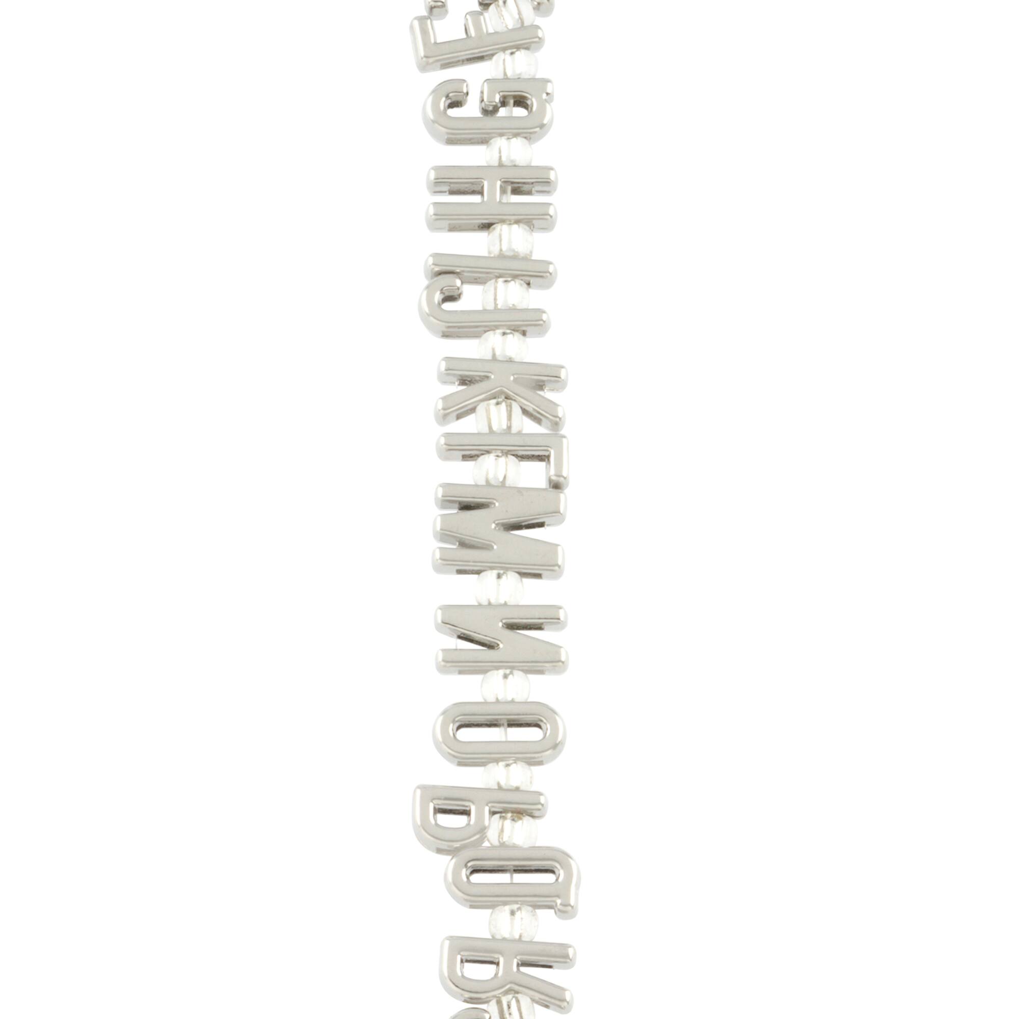 Rhodium Alphabet Metal Beads by Bead Landing™